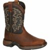 Durango LIL' Little Kid Western Boot, TAN BLACK, M, Size 2.5 DWBT049